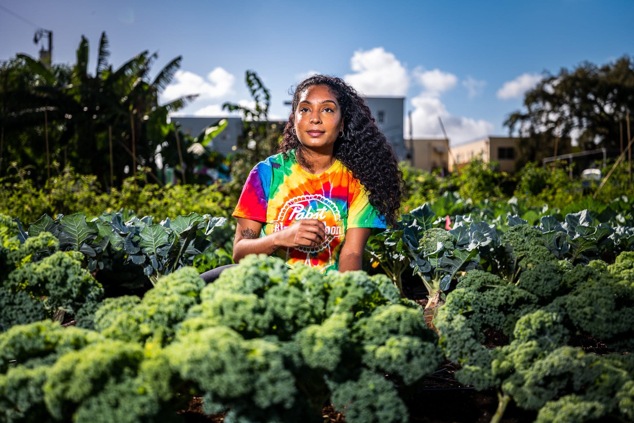 Community members gathered in a garden — the everyday programming a nonprofit films and can tell stories from all year