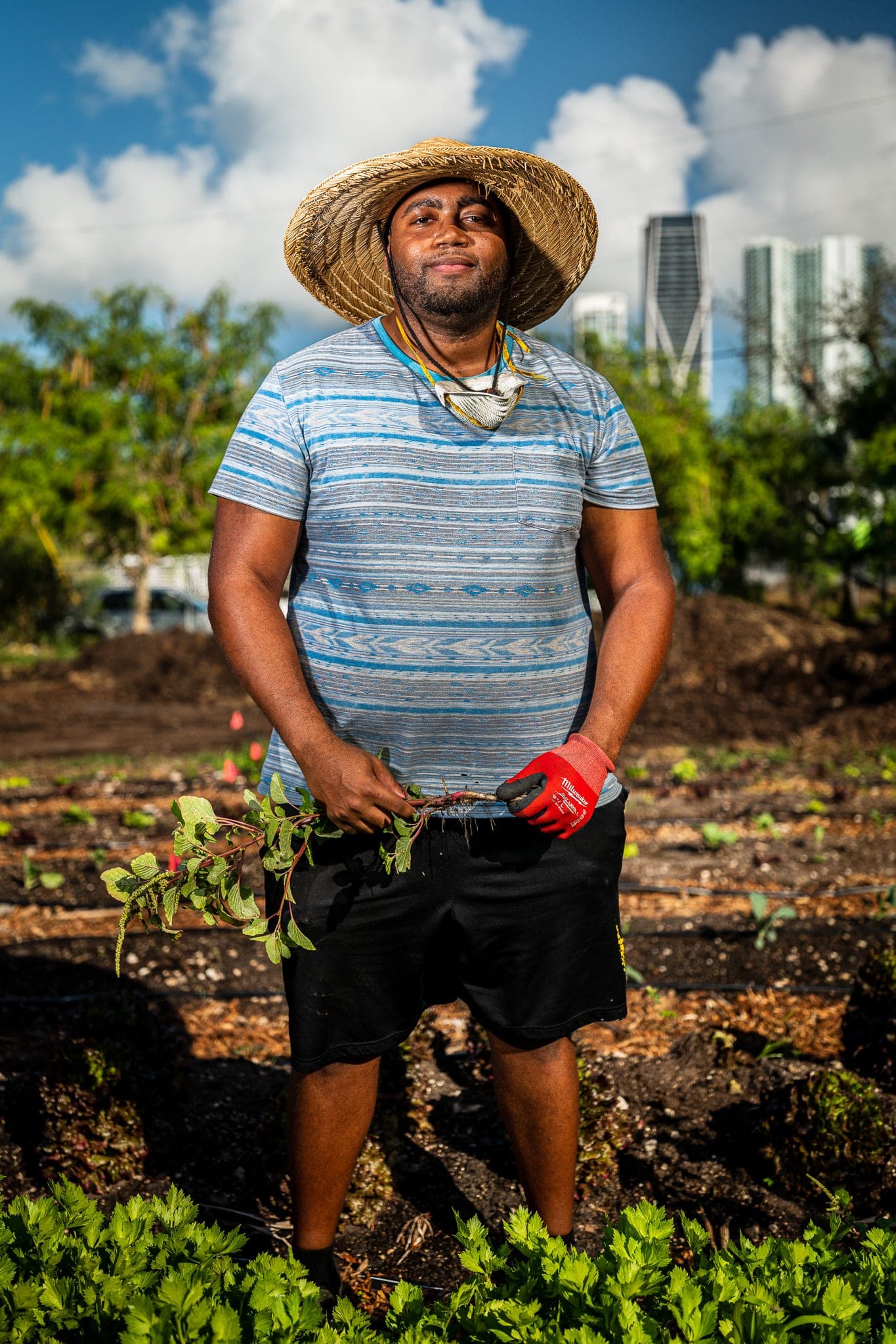 A farmer in the field — the kind of local subject a mission-aligned newsroom centers its coverage on