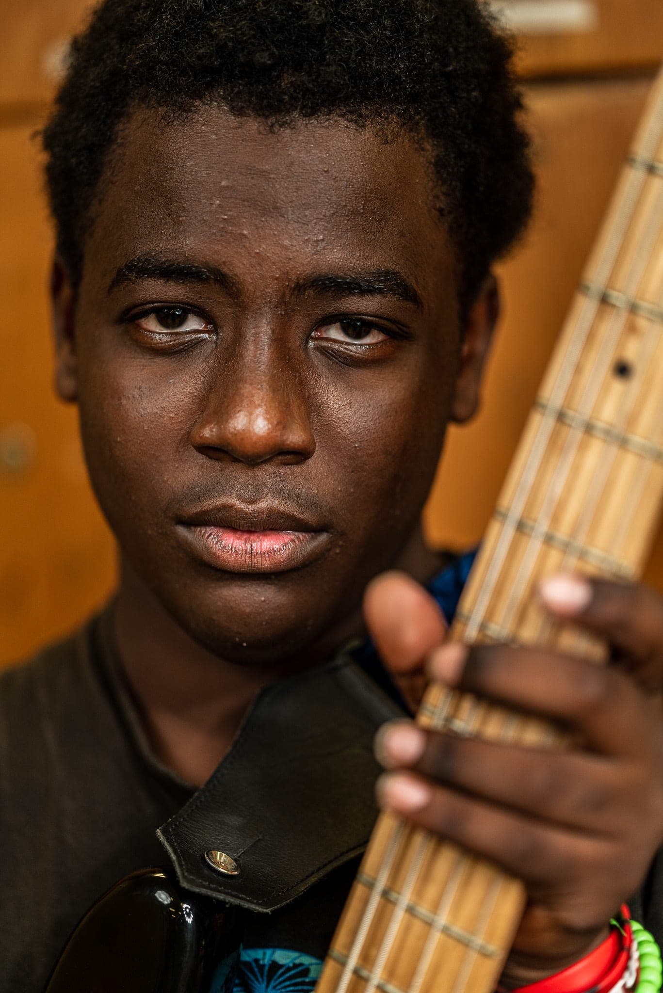 A young subject framed in close portrait — the raw material Editroom helps a team shape into a finished cut